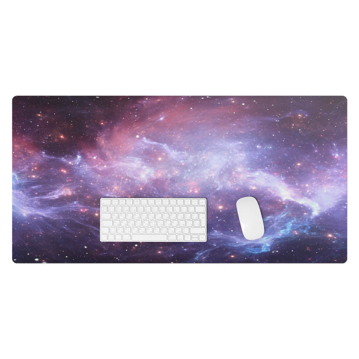 Winylowa podkładka na biurko – Designerski nadruk + trwała ochrona - Kosmiczna mgławica 100x50 cm