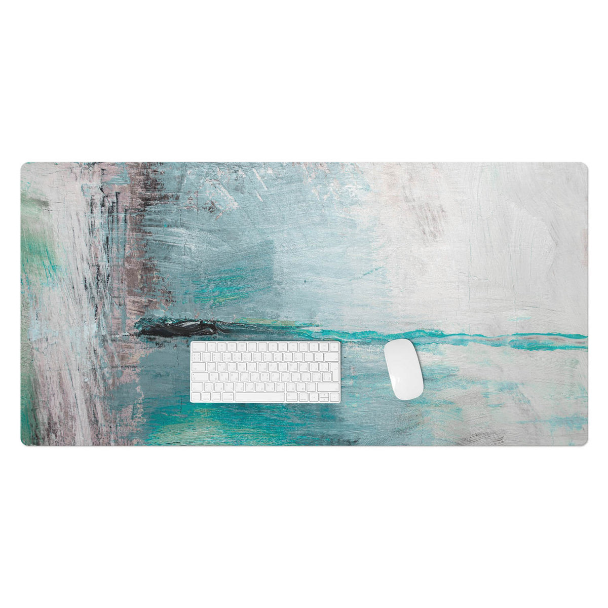 Podkładka na biurko z nadrukiem – Winylowa wodoodporna designerska - Abstrakcyjna mgła 120x60 cm