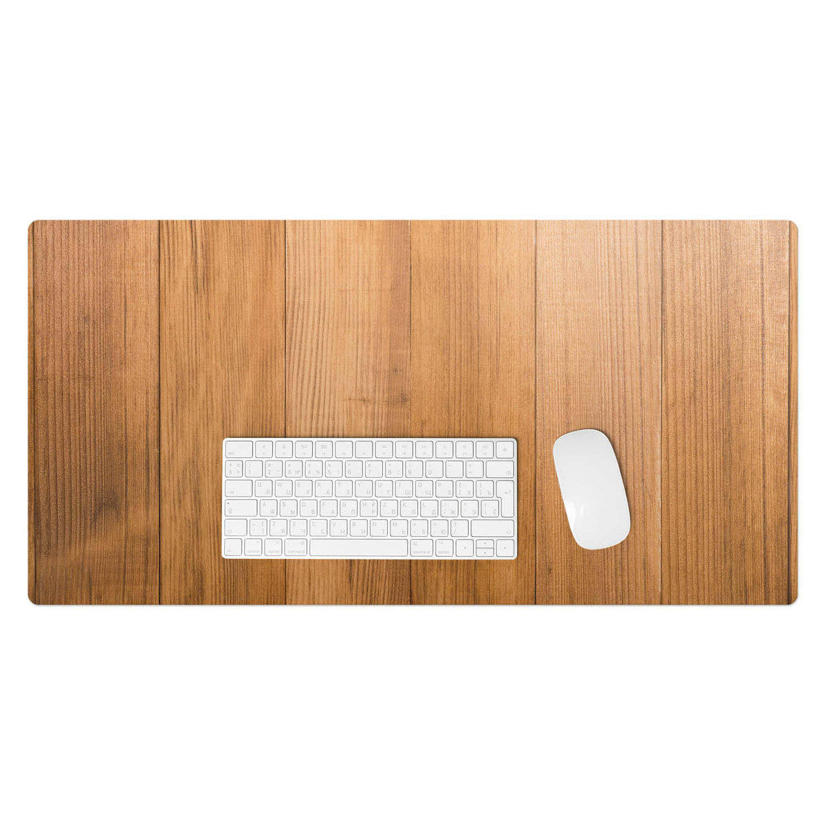 Wyjątkowa podkładka winylowa – Designerski dodatek do biura lub pokoju - Drewniane deski tło 90x45 cm