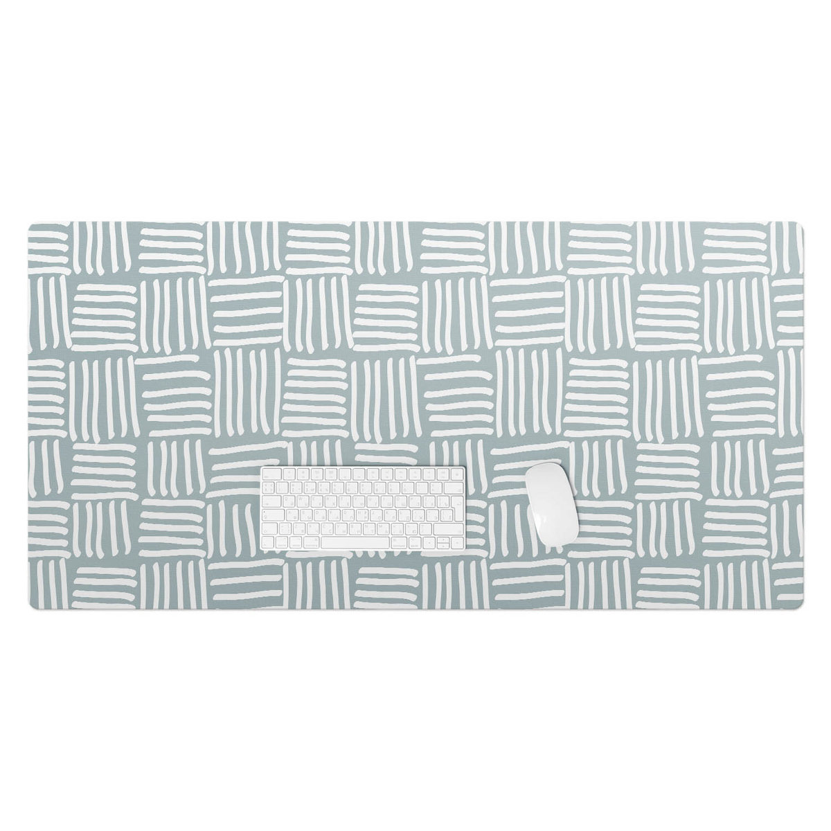 Winylowa podkładka z nadrukiem – Ochrona biurka i styl w jednym - Geometryczny wzór linii 120x60 cm
