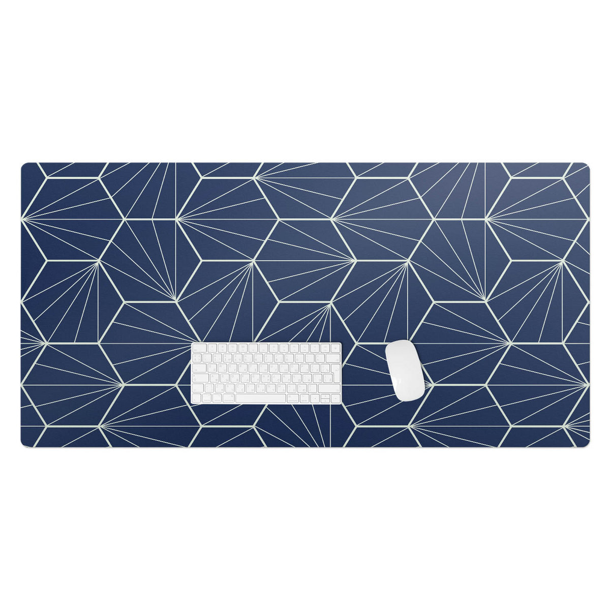 Winylowa podkładka na biurko – Designerski nadruk + trwała ochrona - Geometryczny wzór 120x60 cm