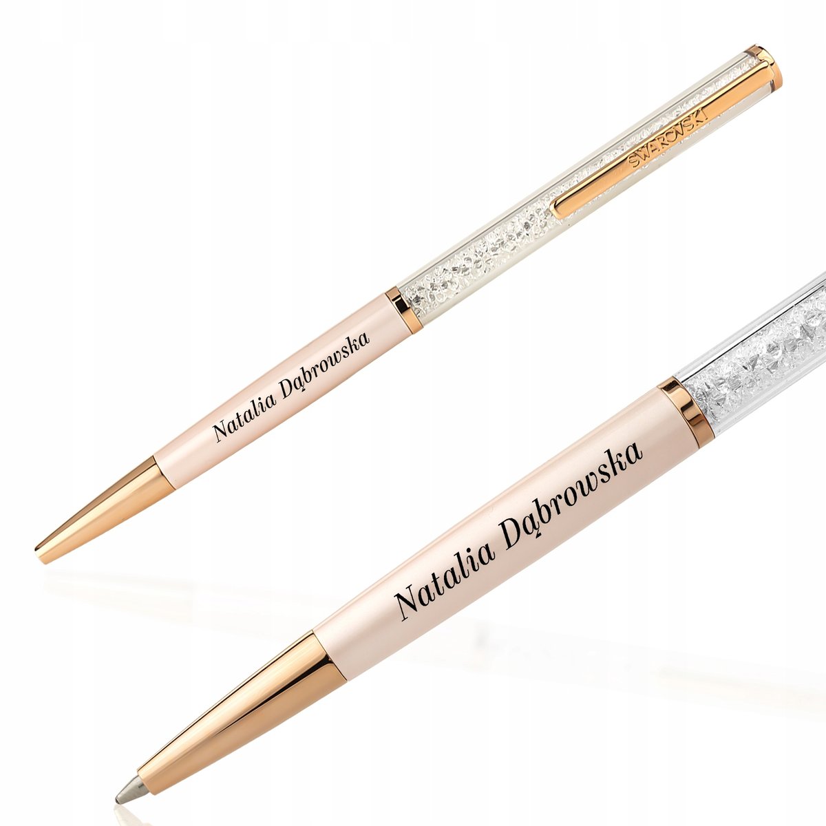 Długopis z Grawerem Swarovski Crystal Shimmer Elegancki Prezent dla Niej