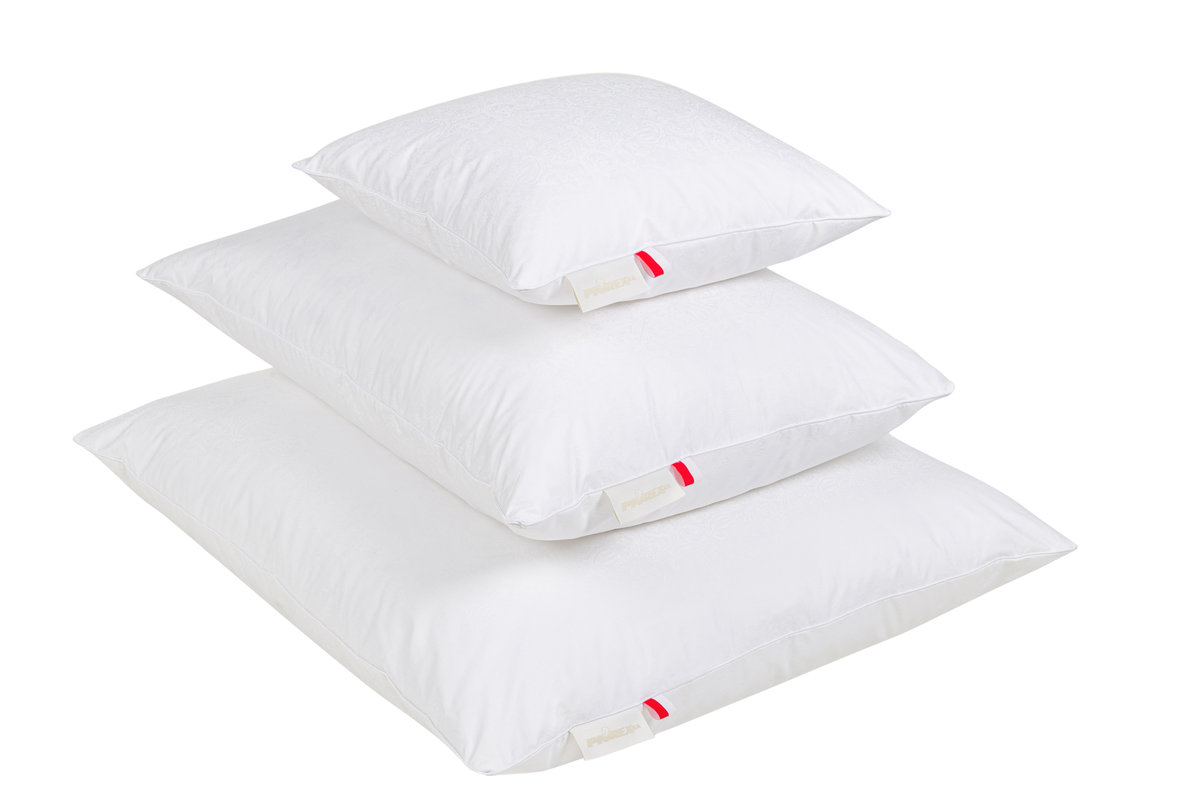 Poduszka PIOREX PREMIUM White Flower 70x80 ∣ 90% Puch Gęsi ∣ Sprężysta ∣ Antyalergiczna, NOMITE