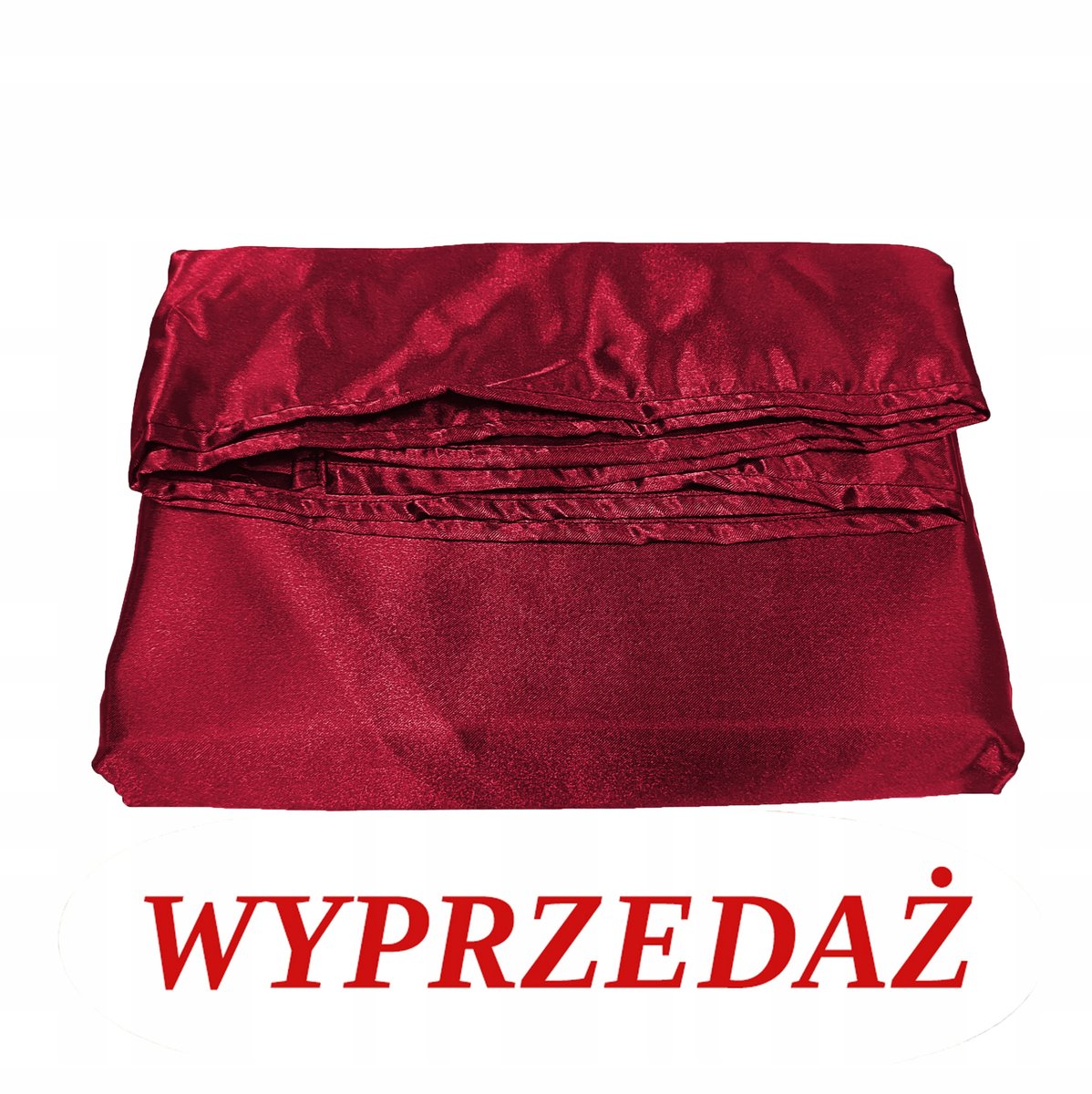Prześcieradło satynowe bez gumki 160 Śliwka