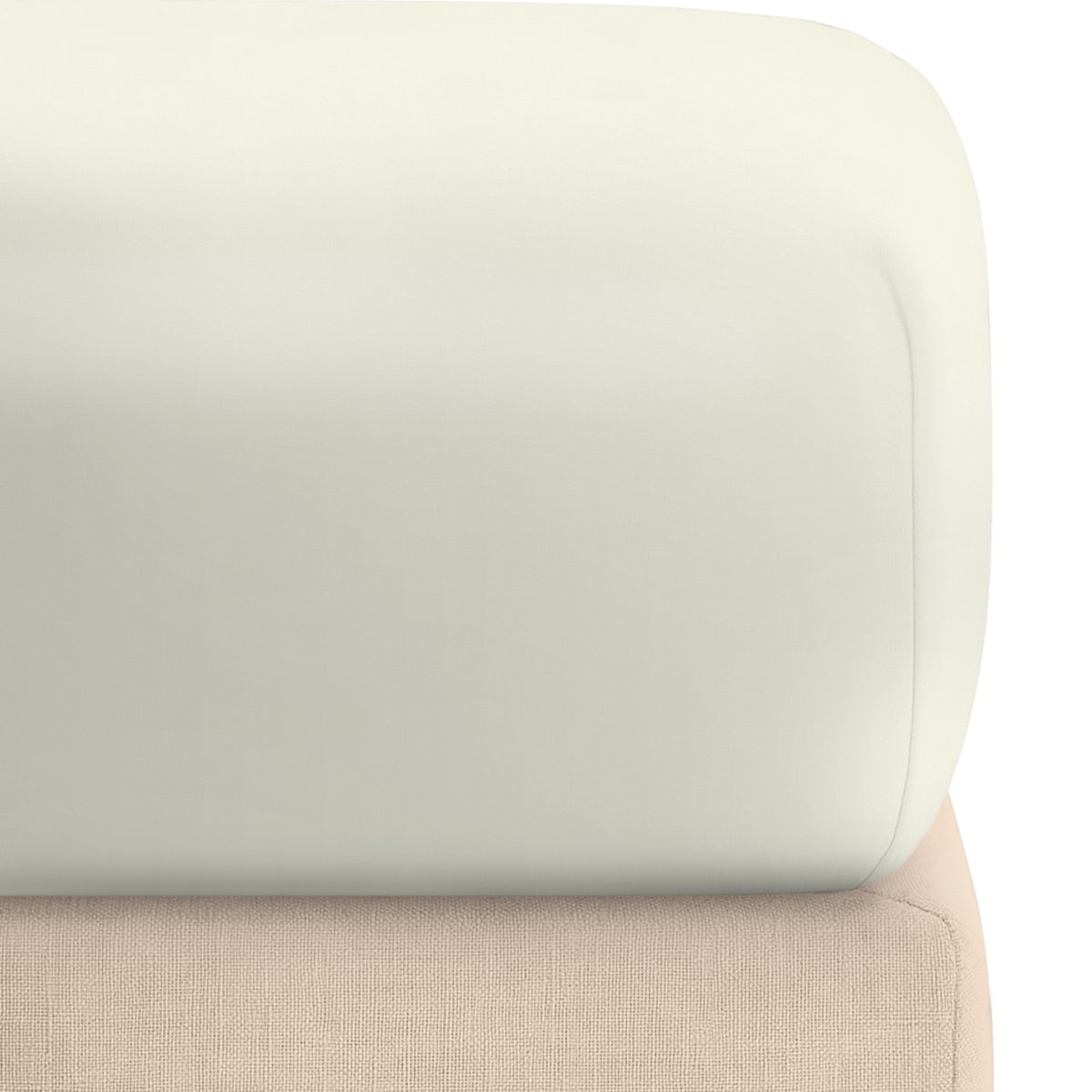 Prześcieradło Bawełniane 200x200 z Gumką do 30cm Kremowe
