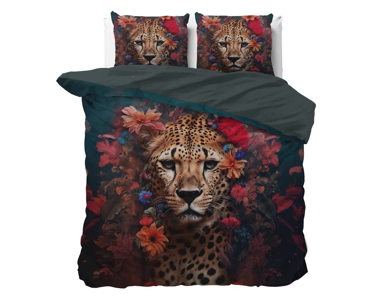 200x200/220 LEOPARDO Multi bawełna satynowa kpl pościeli