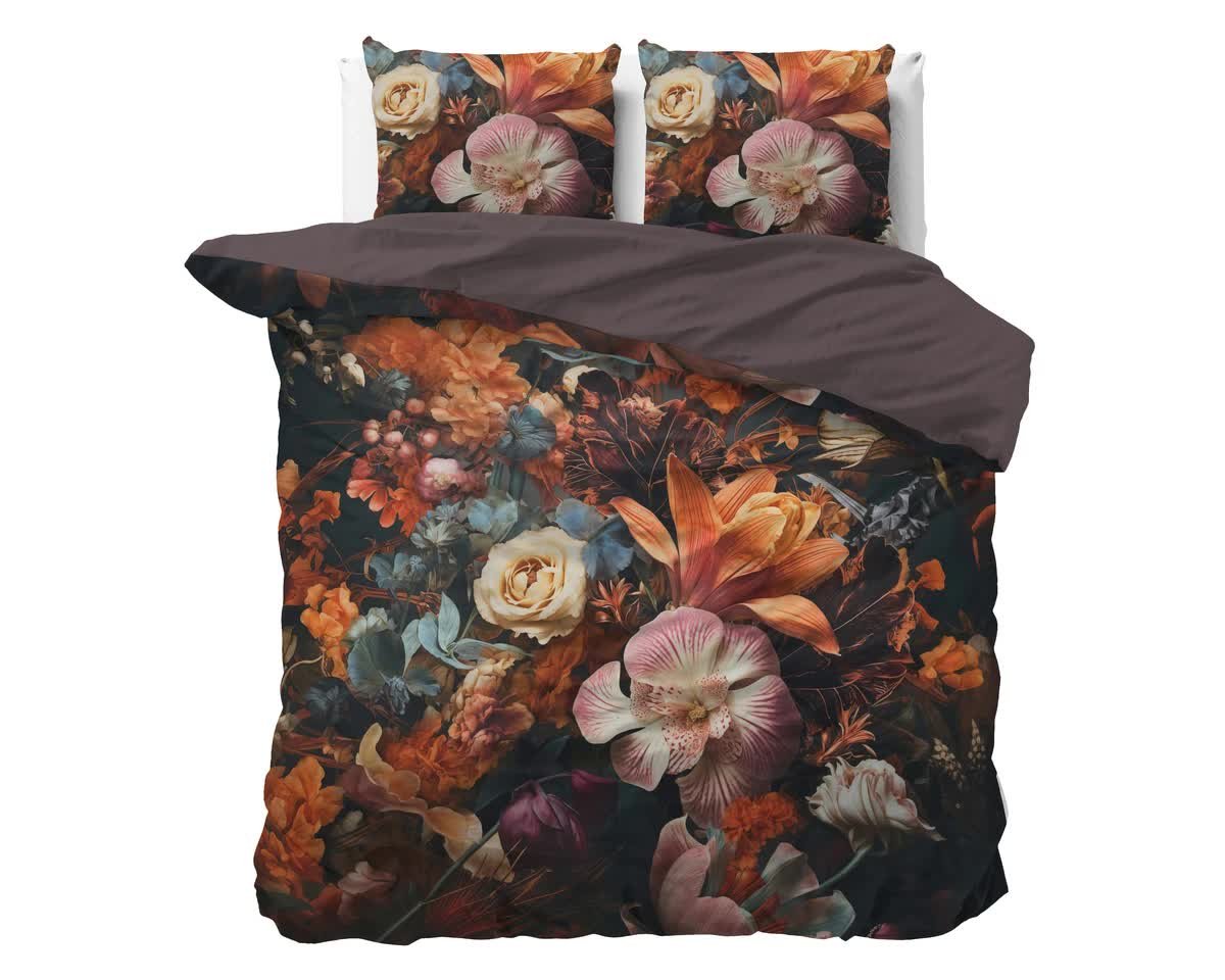 200x200/220 FLOWER ARTISTIC Multi bawełna satynowa kpl pościeli