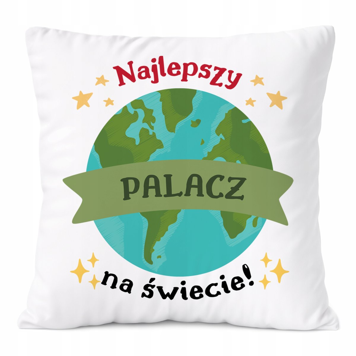 Poduszka Dla Palacza na Prezent z Nadrukiem ze Zdjęciem Biała PoliDraw