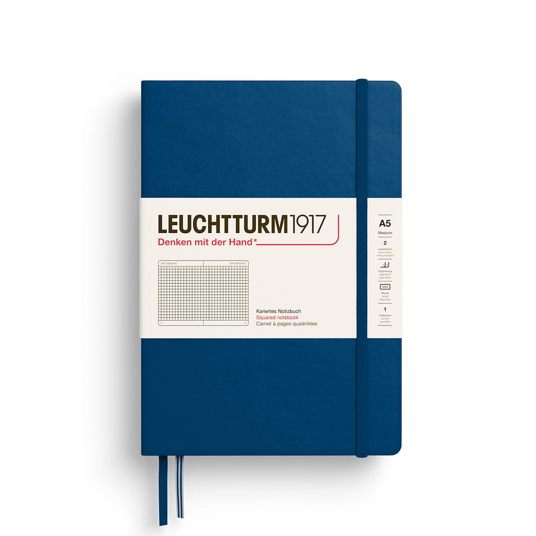 Notatnik Leuchtturm1917 Medium A5, kratka, Indigo