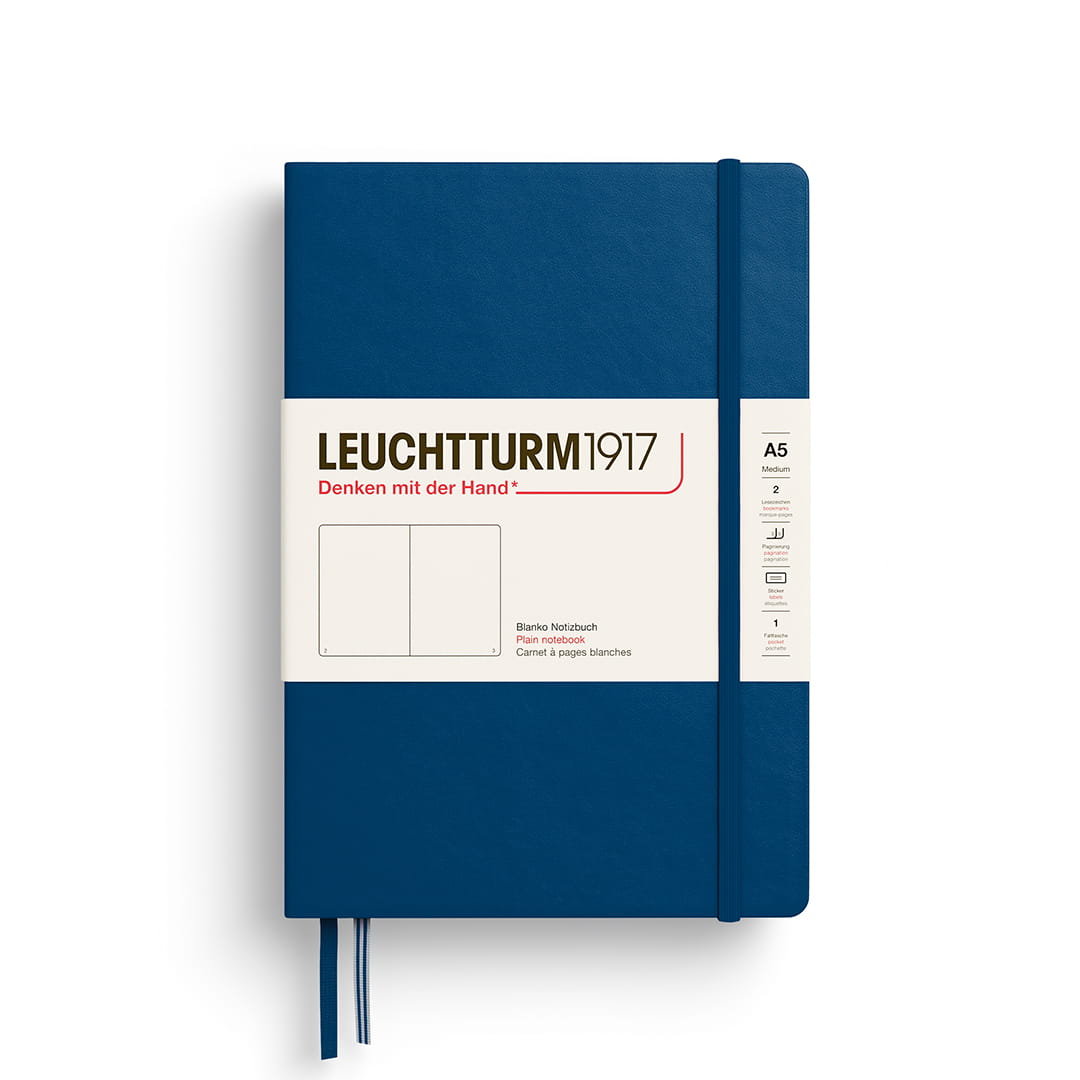 Notatnik Leuchtturm1917 Medium A5, gładki, Indigo