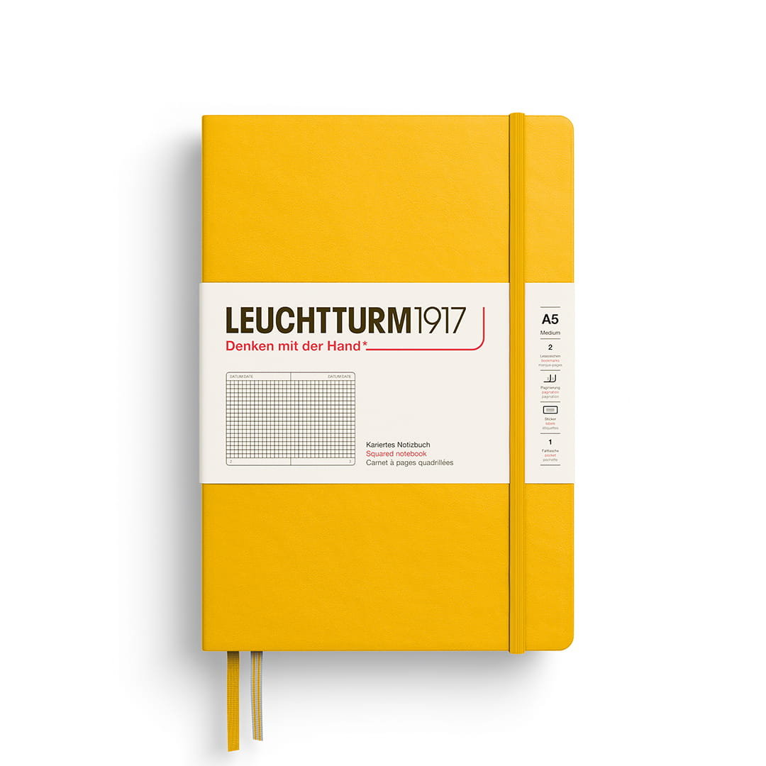 Notatnik Leuchtturm1917 Medium A5, kratka, Sunflower