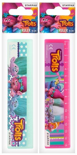 Linijka Plastikowa 15 Cm Trolls Starpak 379338