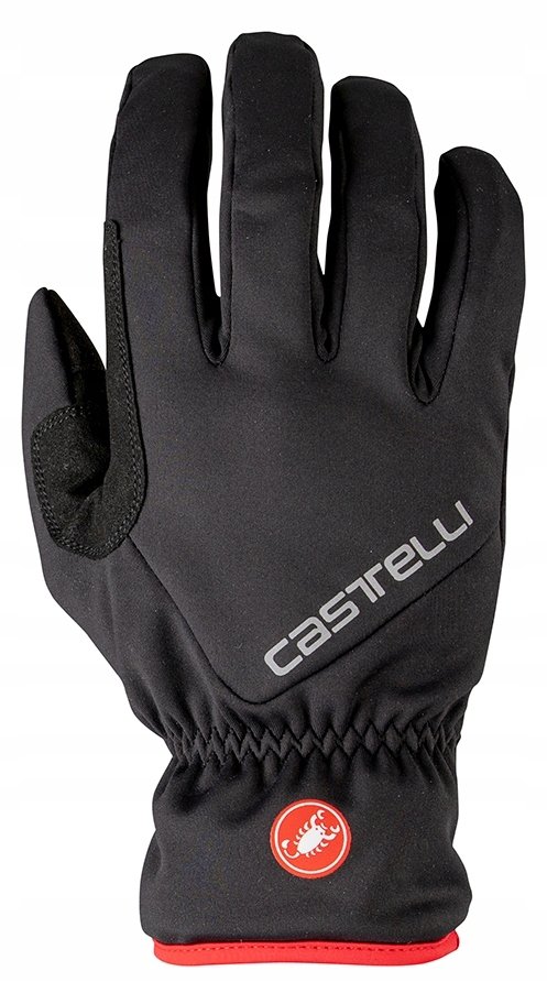 Rękawiczki kolarskie Castelli Entrata Thermal, black, rozmiar XL