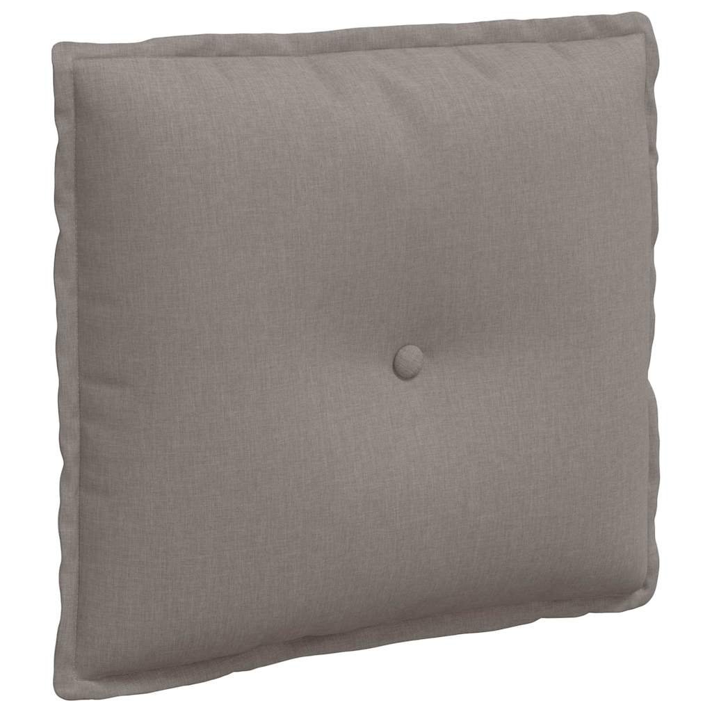 vidaXL Poduszka na plecy Ciemnoszary 50 x 19 x 45 cm tkanina