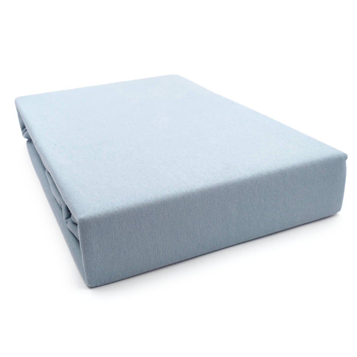 Prześcieradło szare jersey premium LaCama 160x200x30