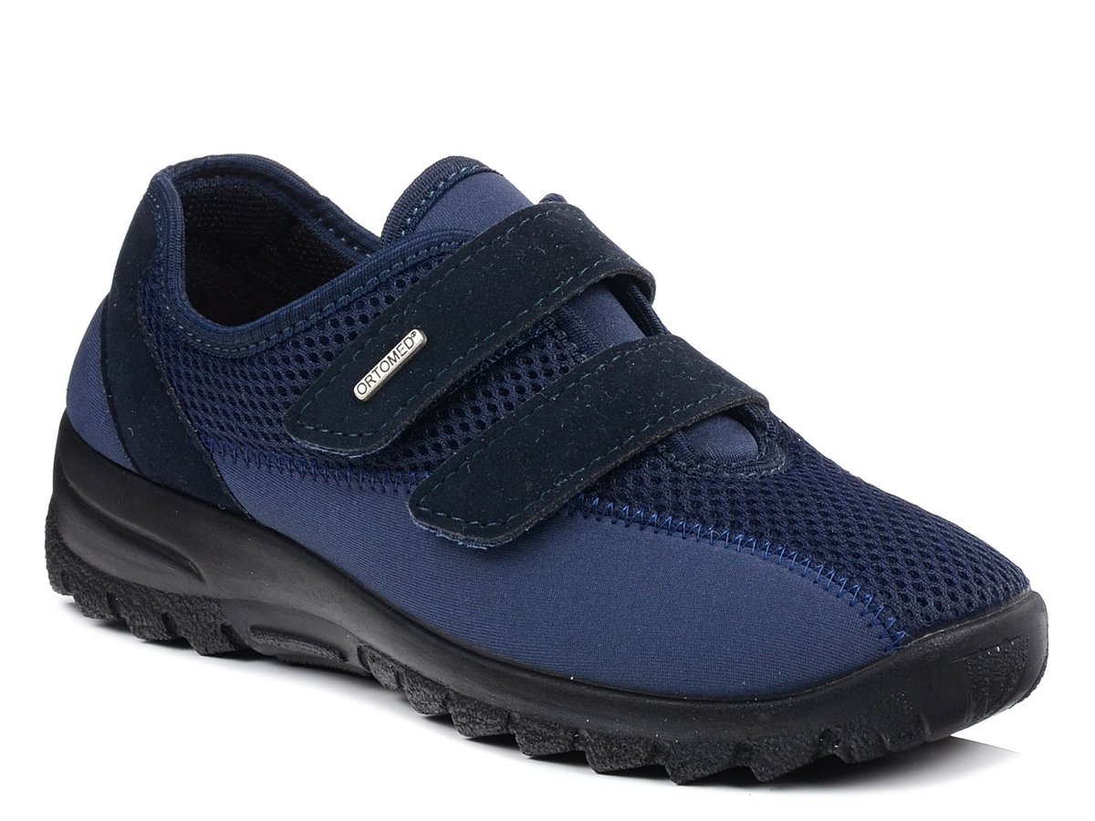 Buty damskie sportowe ortopedyczne na haluksy elastyczne OrtoMed 4009-36