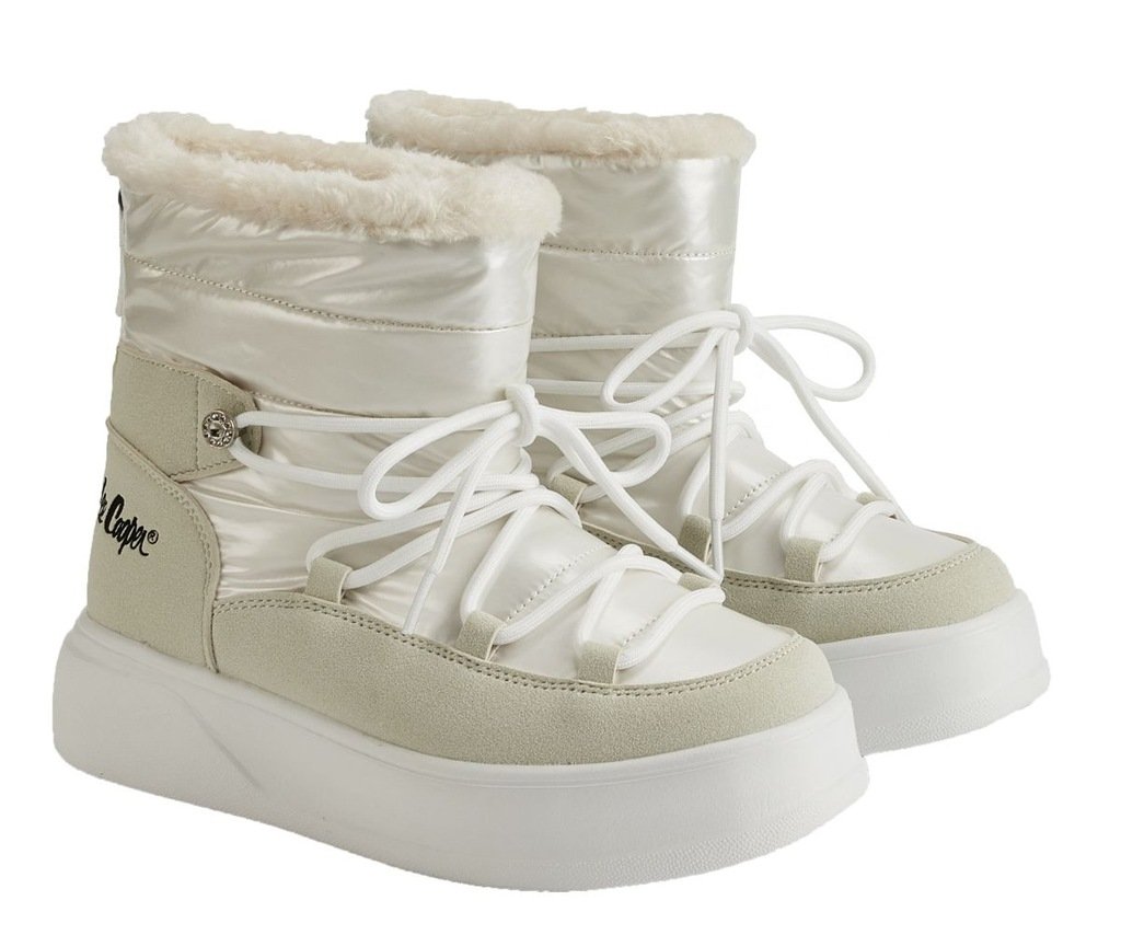 Damskie buty śniegowce Lee Cooper LCJ-25-03-3815LB biały 38
