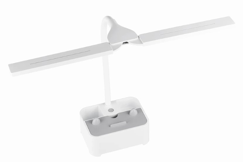 Lampka biurkowa dziecięca Lampka LED z organizerem oraz uchwytem na telefon Lampka biurkowa z możliwością zmiany barwy światła TDL-126-WHITE