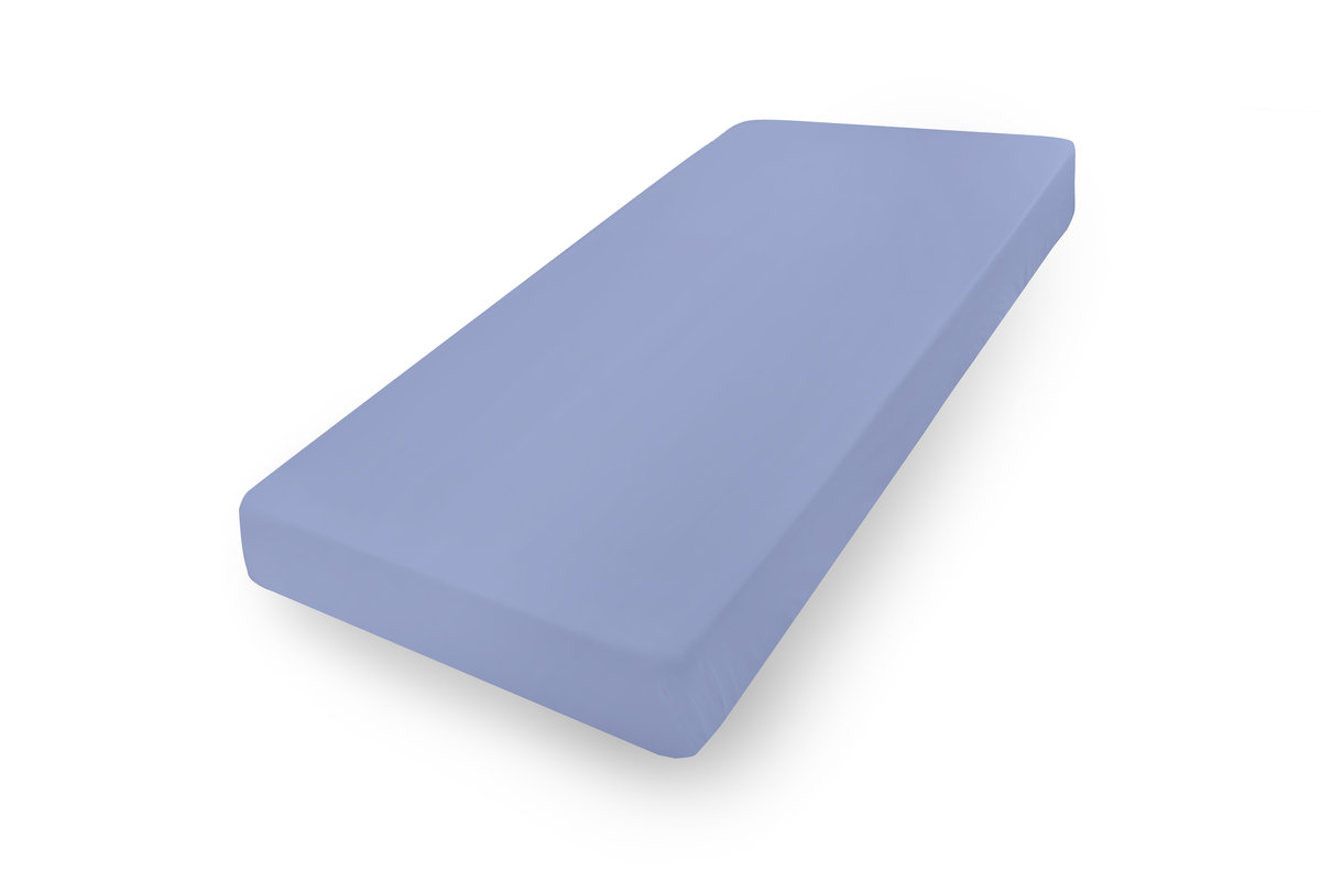 Prześcieradło jersey z gumką 160x200 niebieskie Classic
