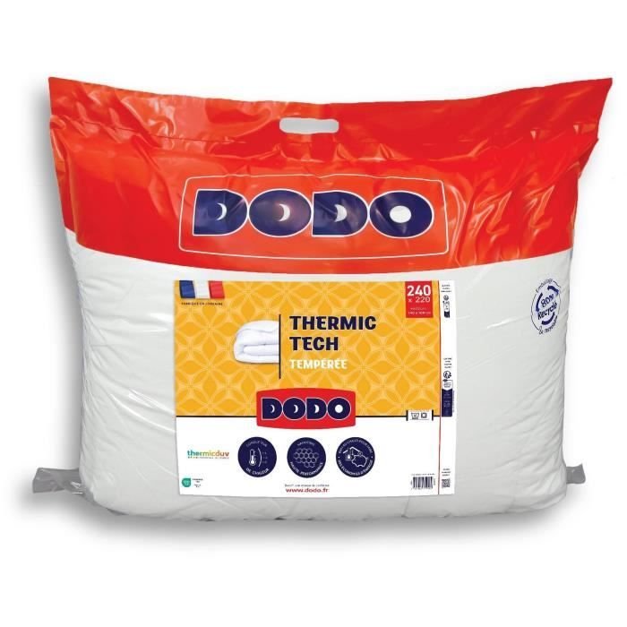 DODO - Pościel satynowa 250 g/m² - THERMIC TECH - 220 x 240 cm - Biały