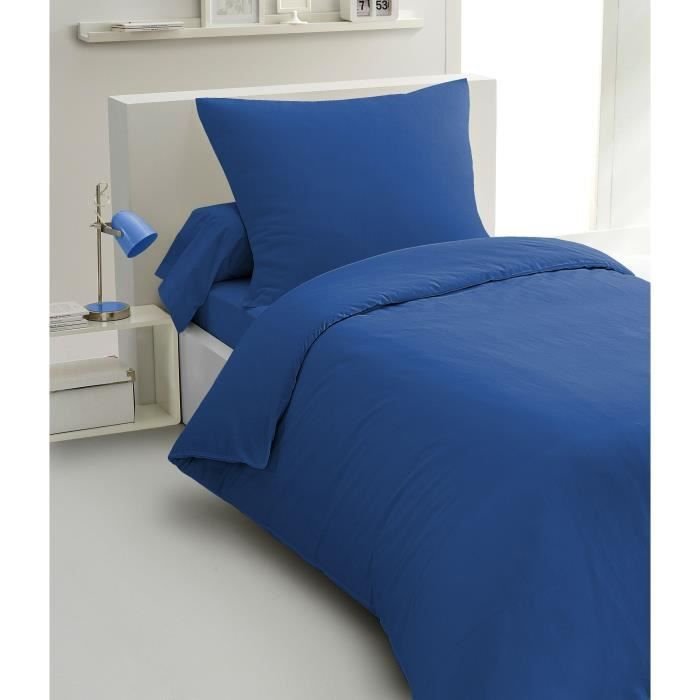 Zestaw pościeli 2 częściowy - HOME LINGE PASSION - HP72074 - Mikrofibra 82 g - 140 x 200 cm - Niebieski