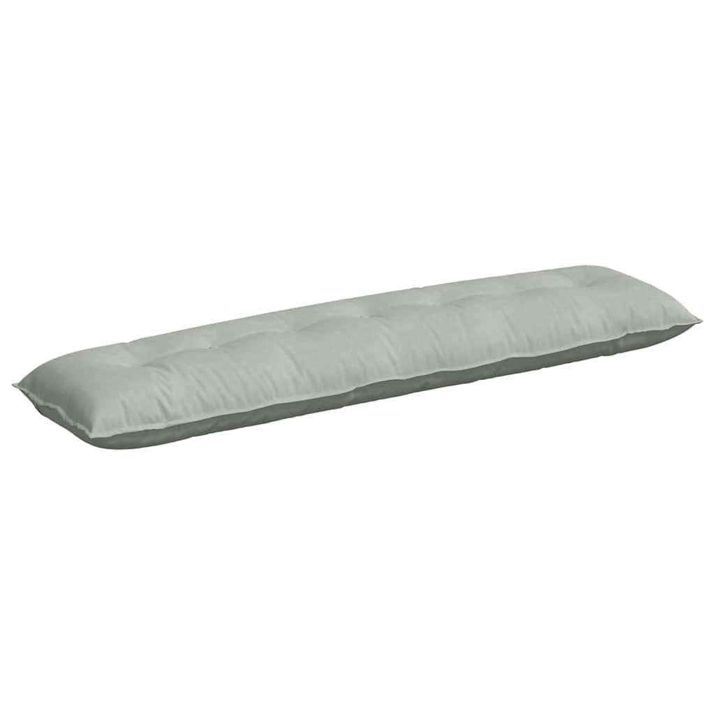 vidaXL Poduszka na plecy Jasnoszary 200 x 50 cm Tkanina sztruksowa