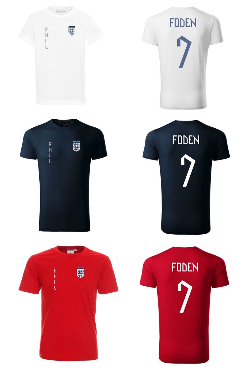 Koszulka Anglia PHIL FODEN 7 jr