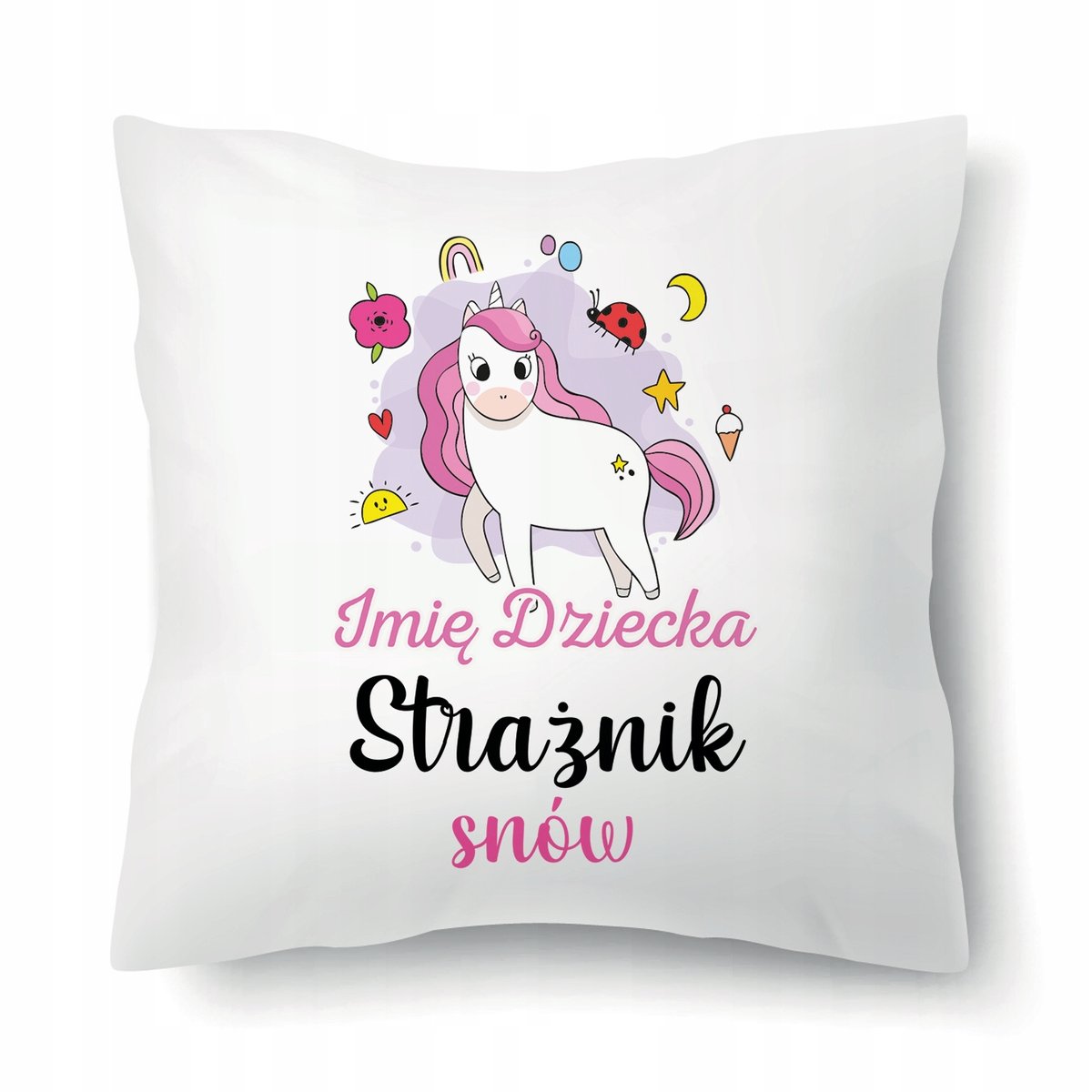 Poduszka Personalizowana Prezent Dla Dziecka Chrzest Urodziny Strażnik Snów