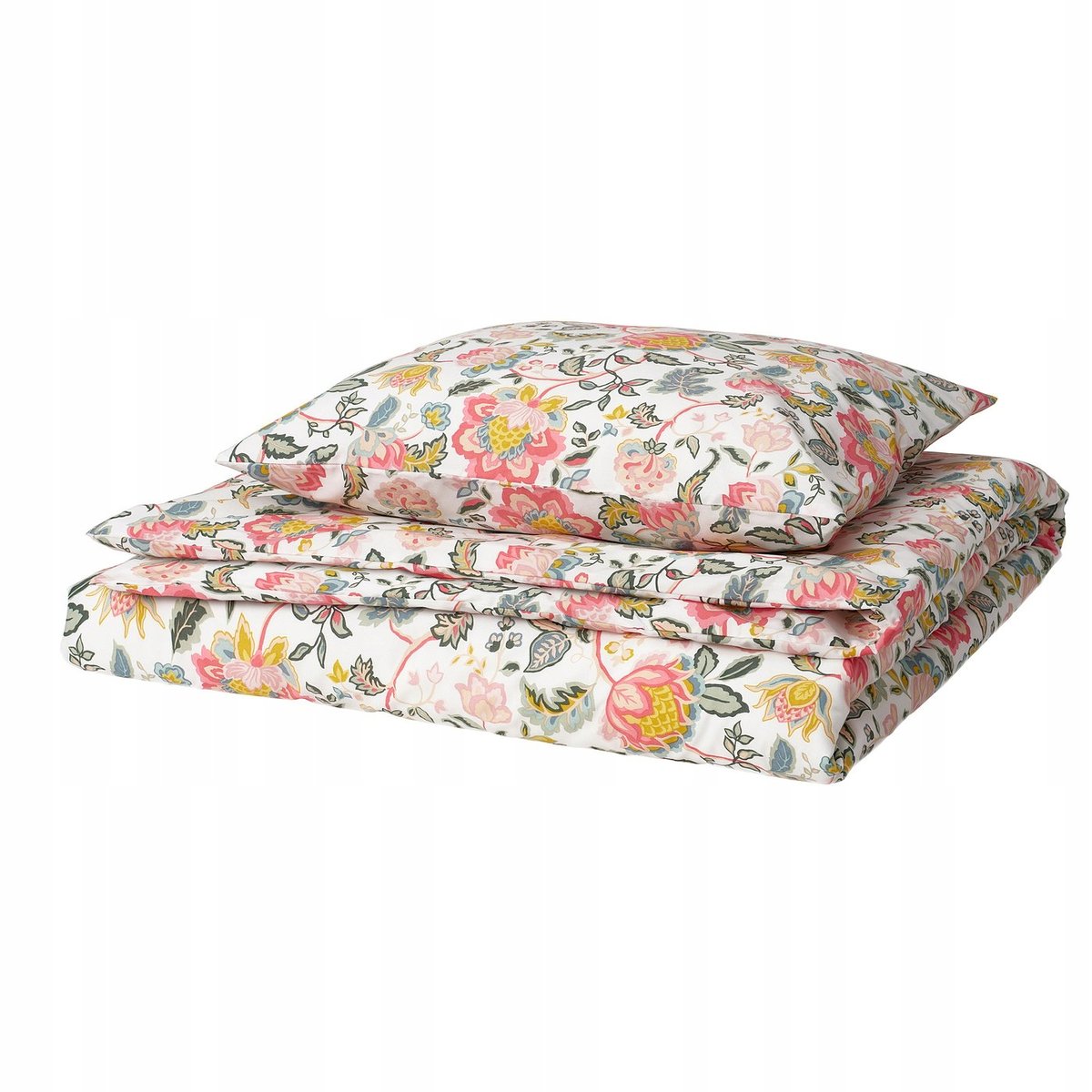 IKEA DAGGSALVIA komplet pościeli - wielobarwny/wzór kwiatowy 150x200