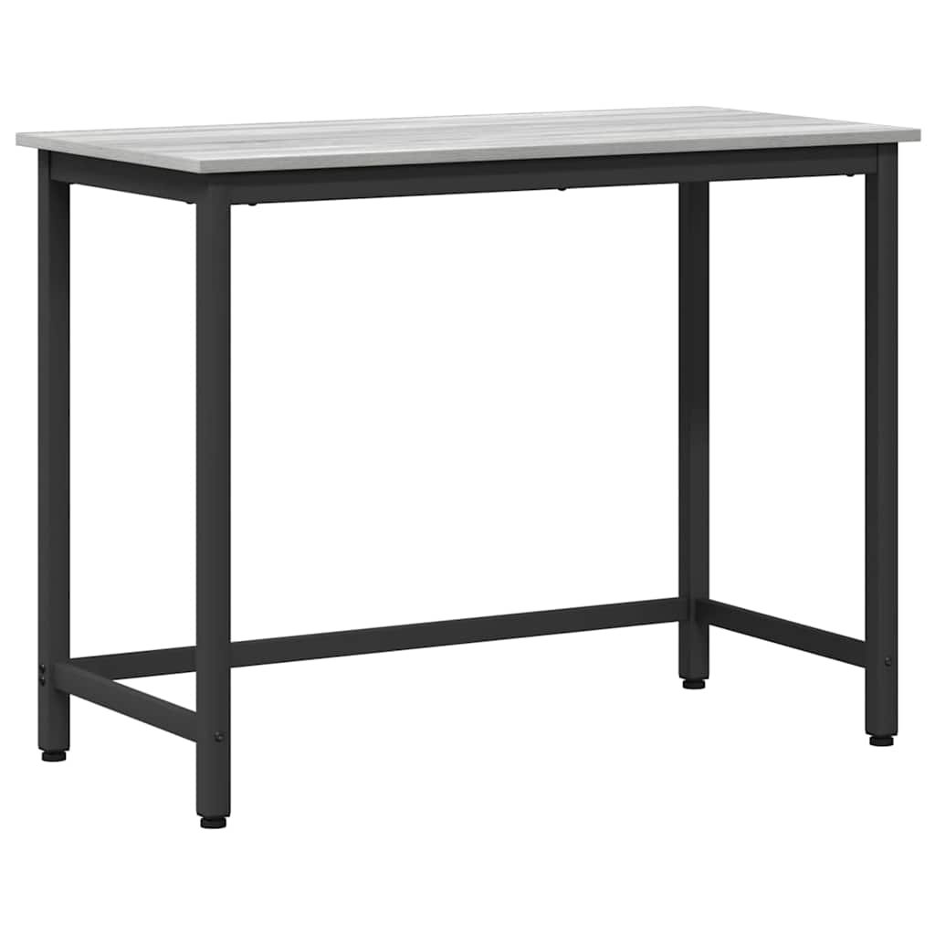 vidaXL stół Szary Sonoma 80 x 50 x 76,5 cm Drewno inżynieryjne i stal