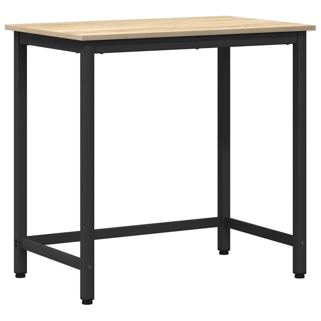 vidaXL stół Dąb Sonoma 100 x 50 x 76,5 cm Drewno inżynieryjne i stal