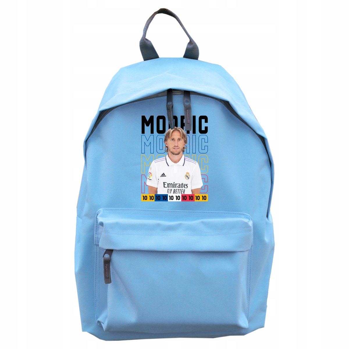PLECAK SZKOLNY Niebieski Na Prezent Dla Fana MODRIC Piłkarze Wzory