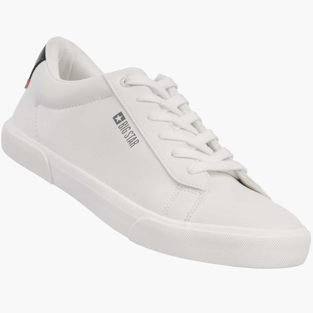 Trampki Męskie BIG STAR Buty Sportowe Tenisówki Ekoskóra Białe TT174001 Czarny 44
