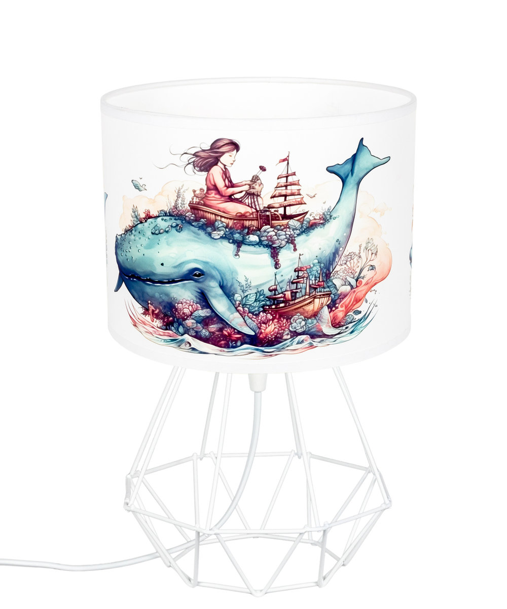 HEXE OCEAN Lampa dziecięca stojąca biurkowa 1 x E27 0926
