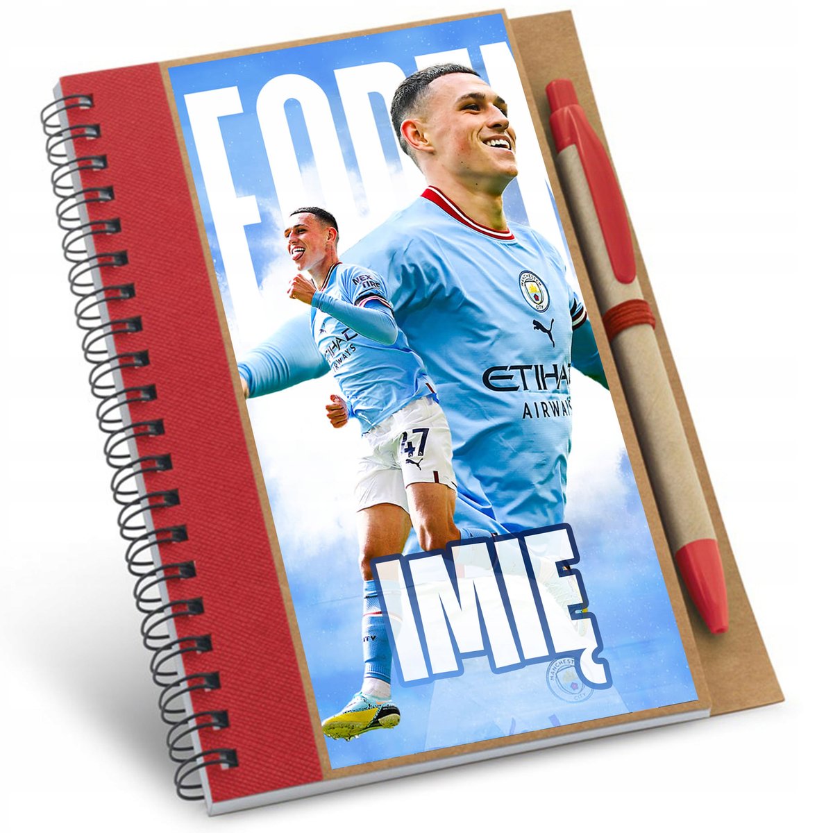 NOTATNIK NOTES ECO PHIL FODEN MANCHESTER CITY PREZENT DLA DZIECKA Y5