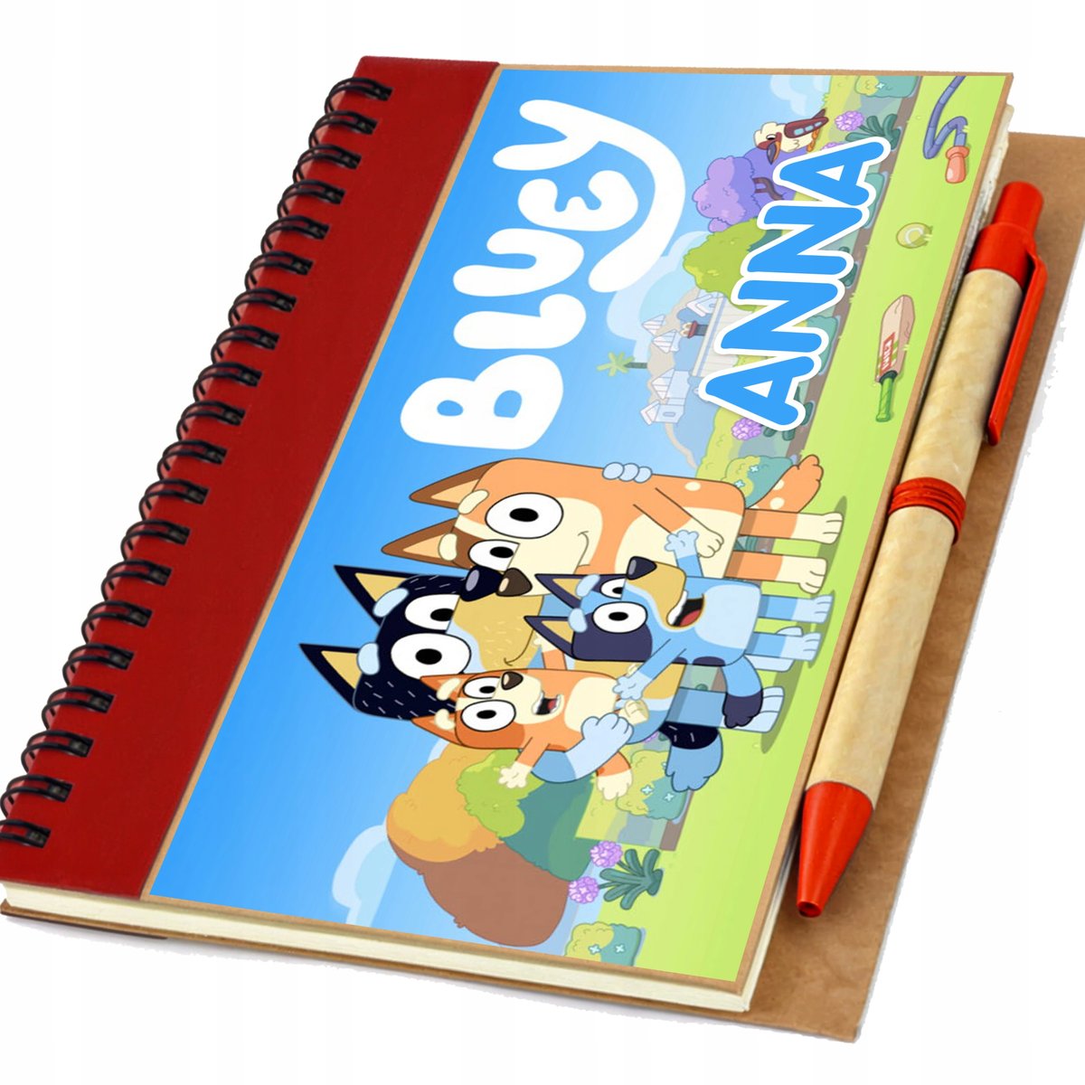 NOTATNIK NOTES IMIĘ BLUE BLUEY MIKOŁAJKI MIKOŁAJ ŚWIĘTA URODZINY PREZENT