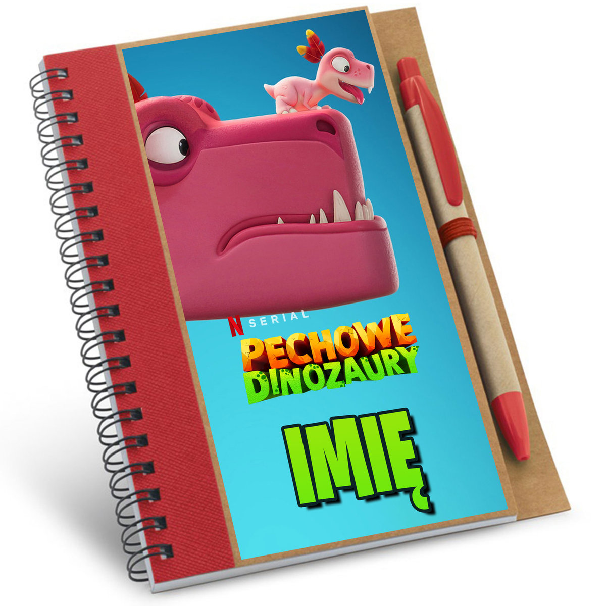 NOTATNIK NOTES ECO PECHOWE DINOZAURY DINOSAURS PREZENT DLA DZIECKA Y5