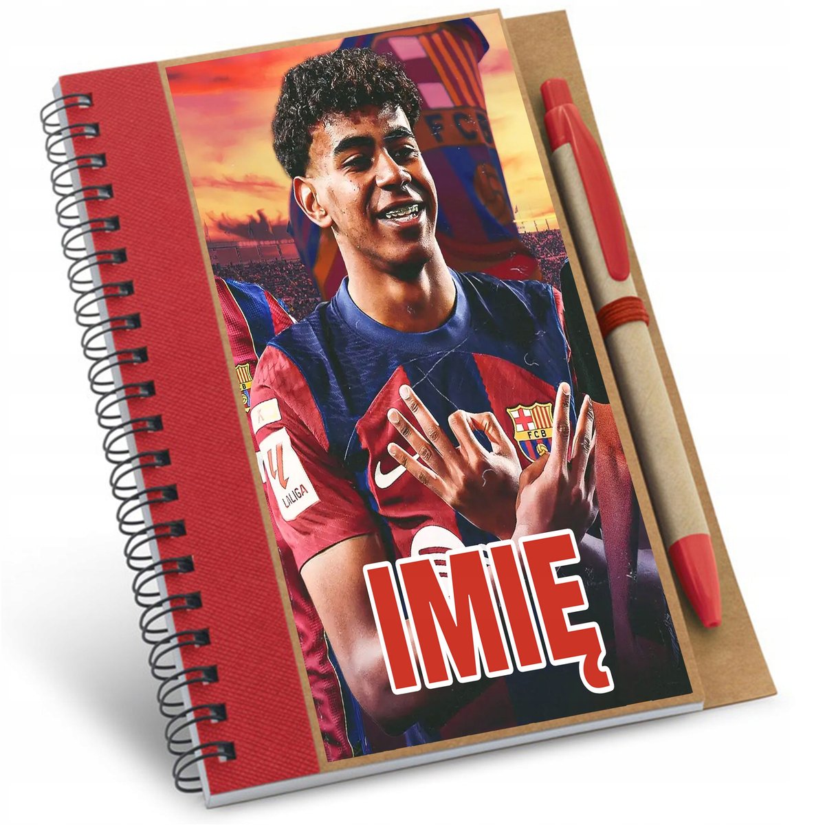 NOTATNIK NOTES ECO LAMINE YAMAL FC BARCELONA PREZENT DZIECKA URODZINY Y5