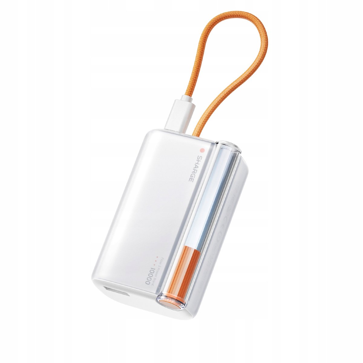 Flow 3 Power Bank Charge 10000 mAh, 36Wh USB-C, szybkie ładowanie, biały