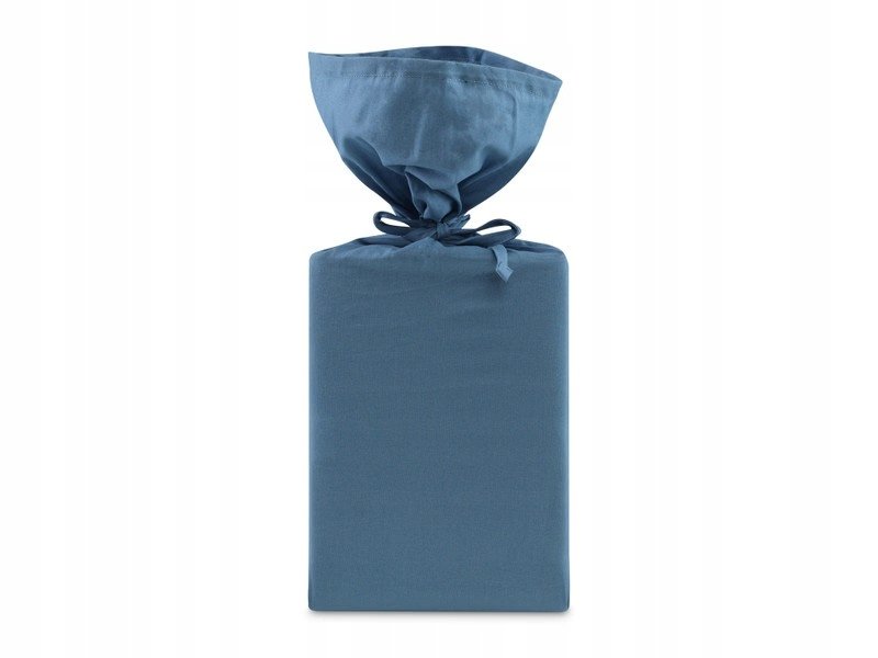 Prześcieradło perkalowe Dormeo Essentials d.blue 120X200