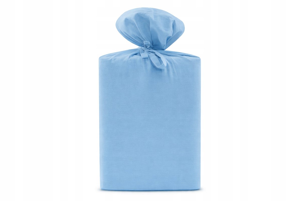 Prześcieradło perkalowe Dormeo Essentials cyan 80X200