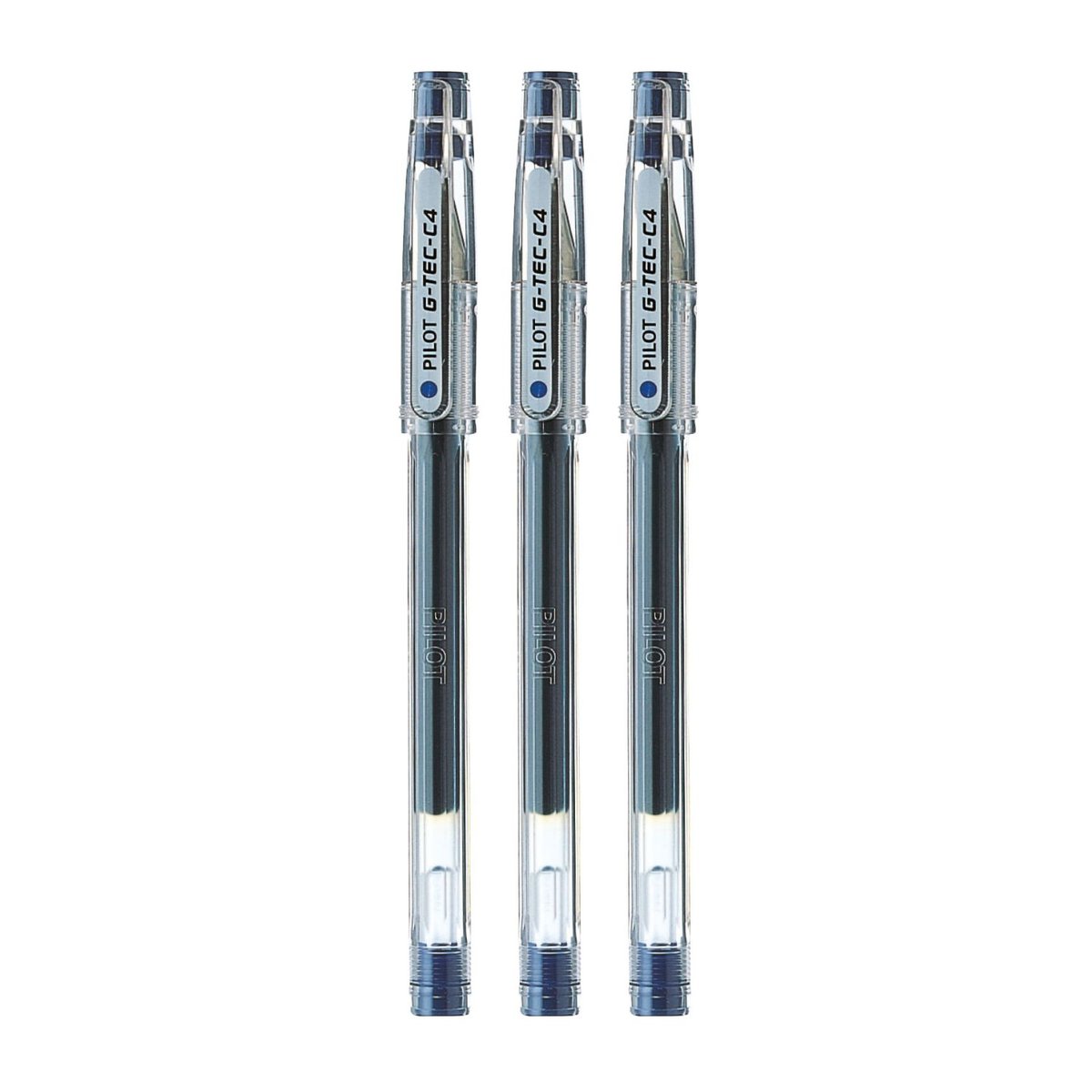Pilot  Długopis żelowy G-TEC-C4 niebieski zestaw 3 sztuki