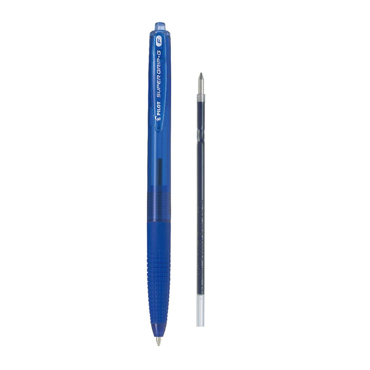 Pilot  Zestaw długopis olejowy automatyczny SUPER GRIP G niebieski + wkład