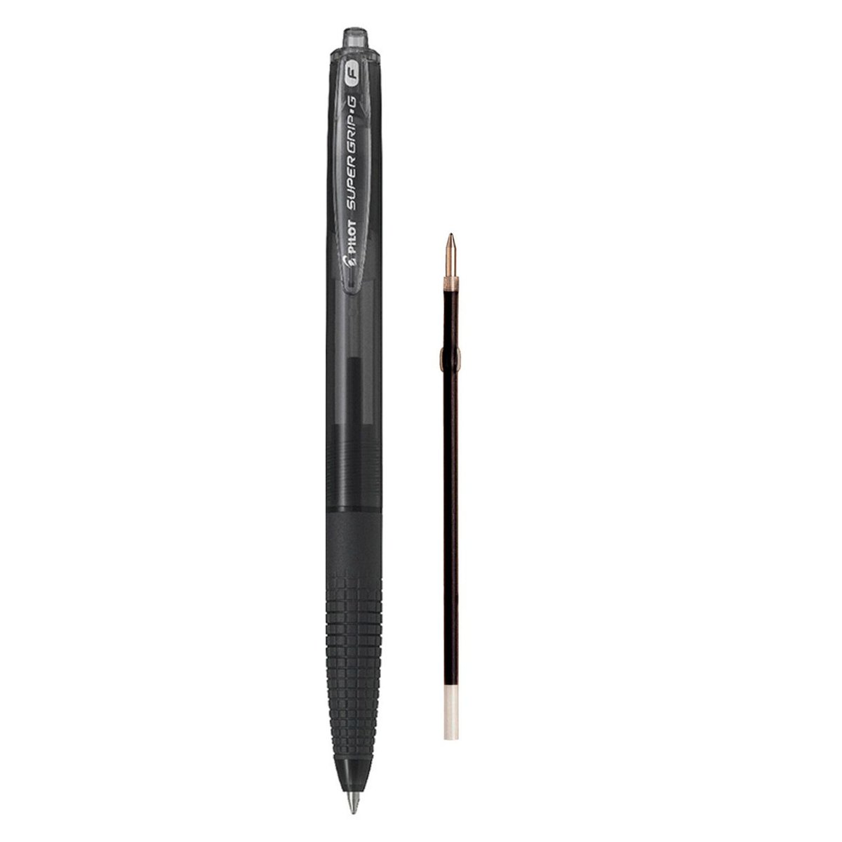 Pilot  Zestaw długopis olejowy automatyczny SUPER GRIP G czarny + wkład