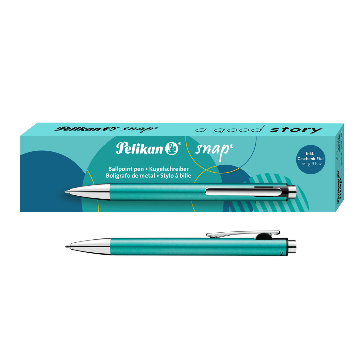Długopis Pelikan SnapK10 Metallic Turkus