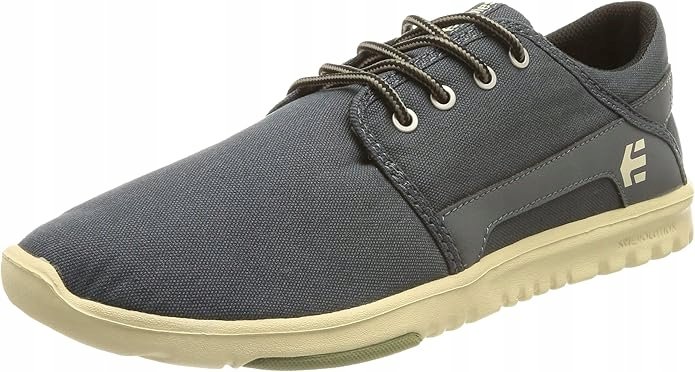 ETNIES TRAMPKI DAMSKIE Z BEŻOWĄ PODESZWĄ I NATURALNYM MATERIAŁEM 37 J0A