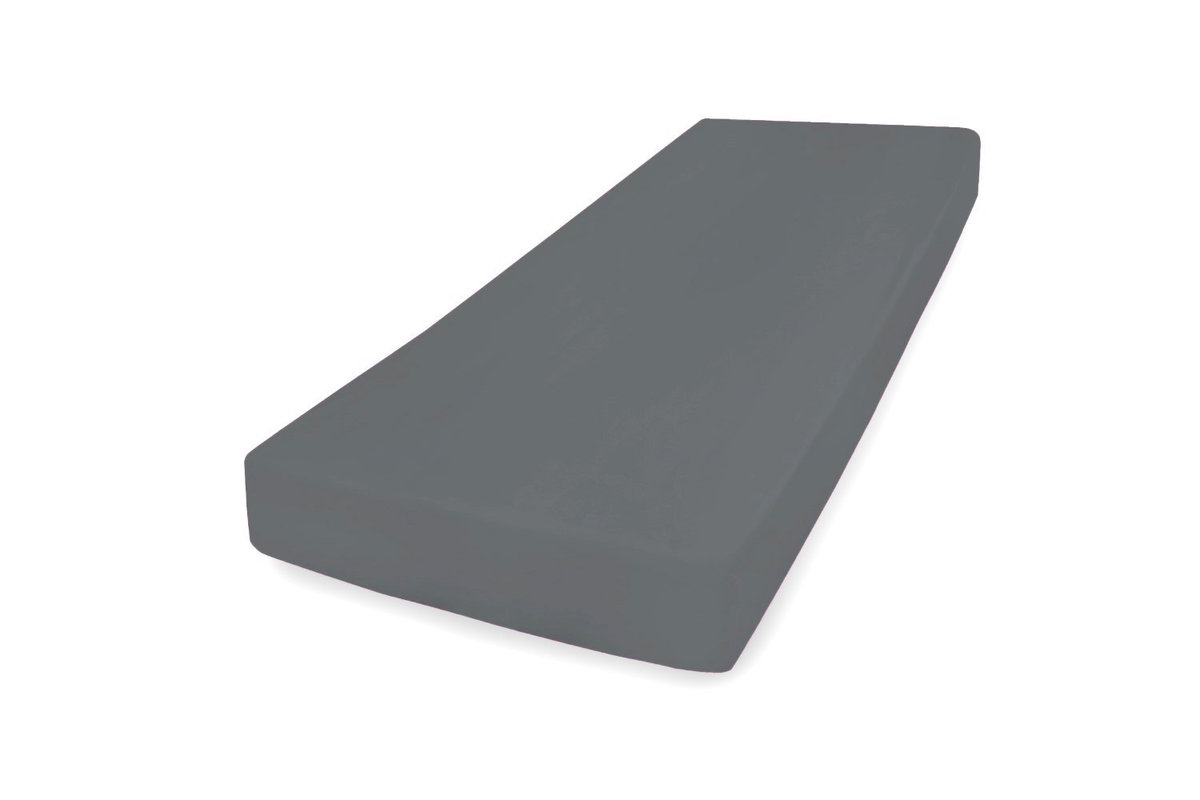 Prześcieradło jersey z gumką 90x190/200x20 grafitowe Premium