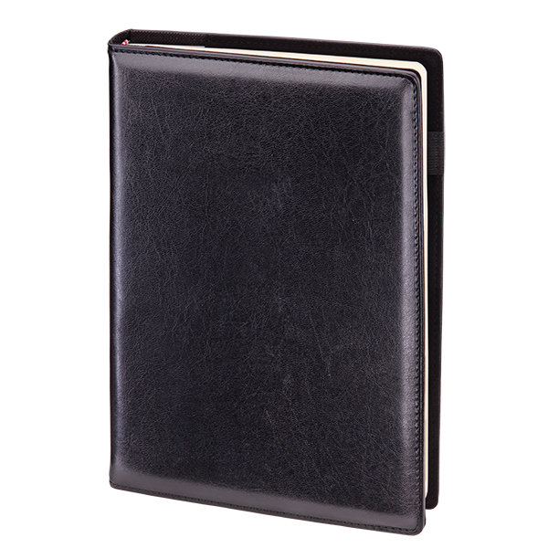 Notes Notatnik Czarny A4 w Linię z Wymiennym Wkładem 200 Stron Drops