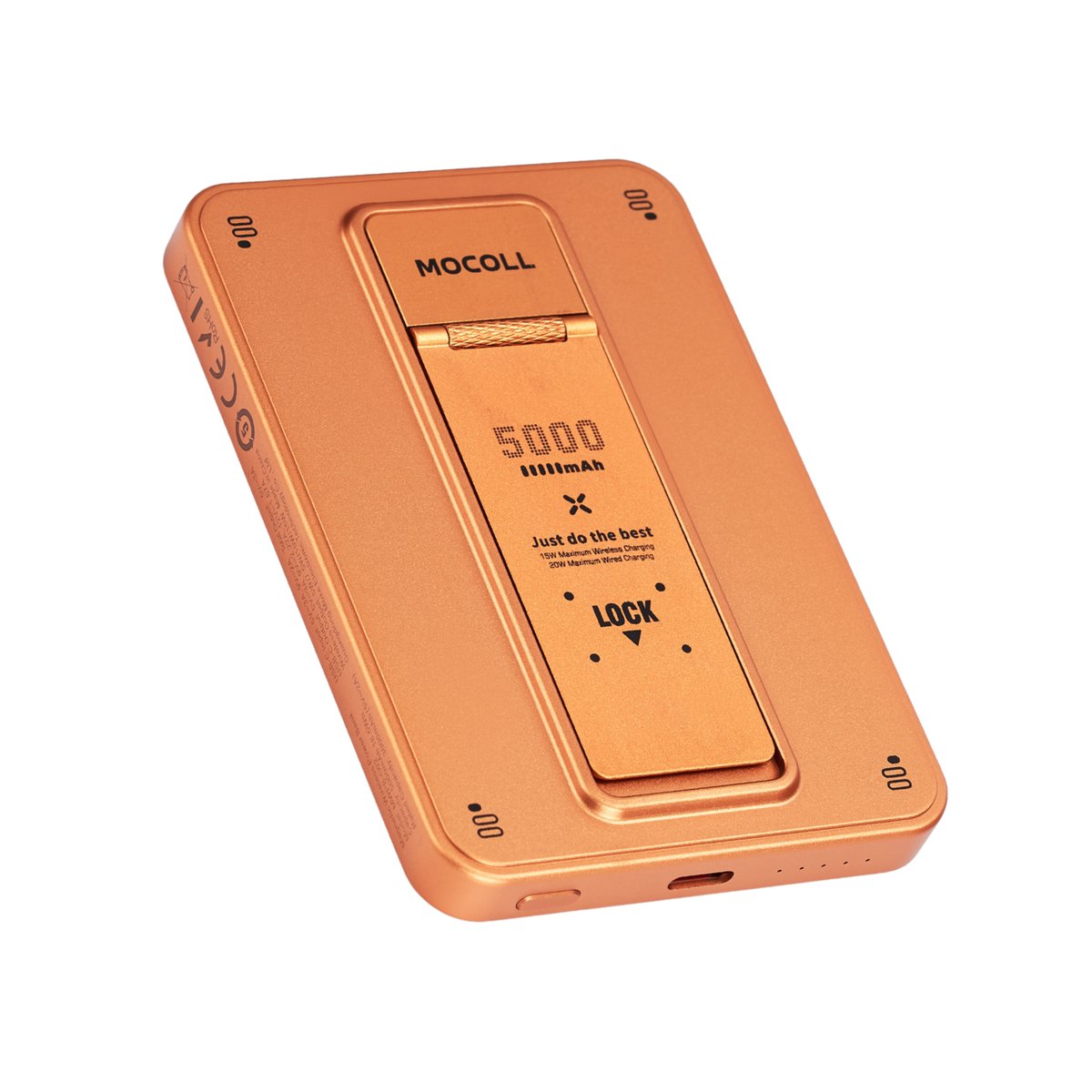 Powerbank Mocoll Ultra Slim Tiny Icy Crystal 5000mAh z nóżką
