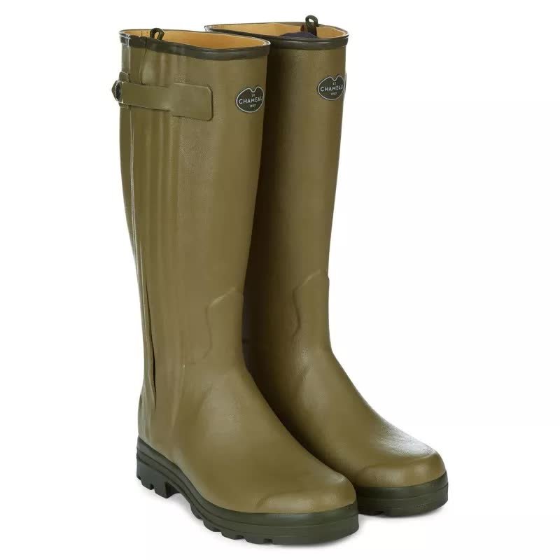 KALOSZE LE CHAMEAU CHASSEUR LEATHER 1178 -46